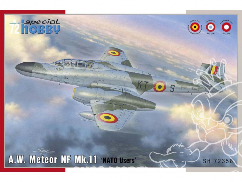 Special Hobby maquette avion 72358 A.W. Meteor NF Mk.11 1/72