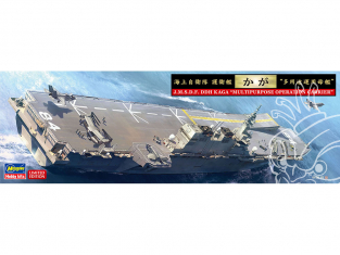 Hasegawa maquette bateau 30063 JMSDF DDH Kaga destroyer porte helicoptére version limitée 1/700