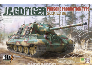 Takom maquette militaire 8003 Jagdtiger Porsche production type Sd.Kfz.186 1/35