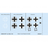 Eduard Decalques avion D48052 Insignes nationaux Focke Wulf Fw 190A-6 1/48