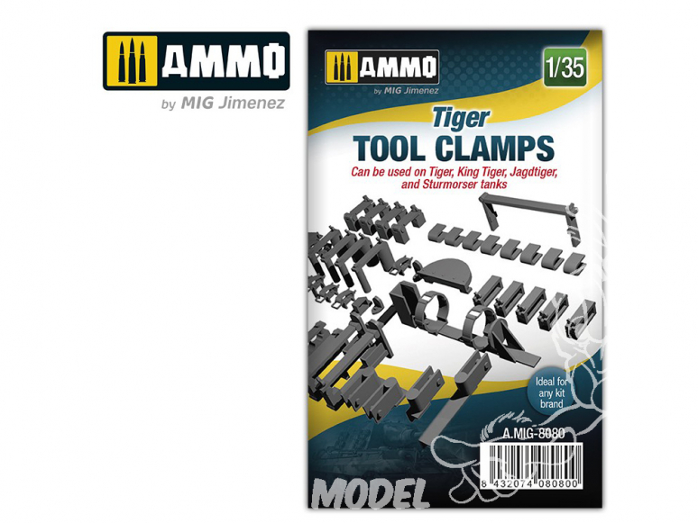 Ammo Mig accessoire 8080 Tigre tool clamps 1/35