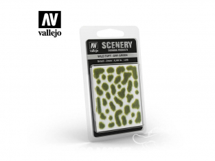 Vallejo Touffe sauvage SC401 Vert sec hauteur de l'herbe 2mm