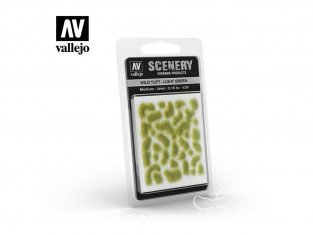 Vallejo Touffe sauvage SC407 Vert clair hauteur de l'herbe 4mm