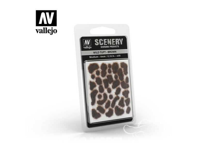 Vallejo Touffe sauvage SC411 Automne hauteur de l'herbe 4mm
