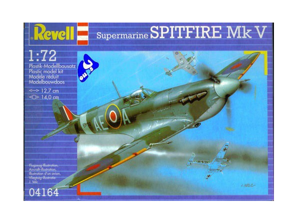 revell maquette avion 4164 spitfire Mk V 1/72