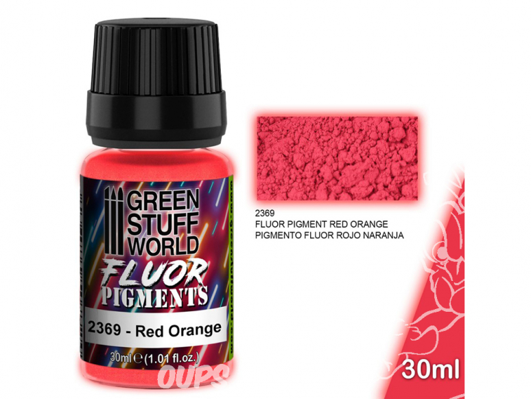 Green Stuff 507287 Pigment FLUOR ROUGE ORANGE 30ml