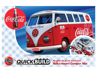 Airfix maquette avion J6047 QUICKBUILD (idem que lego) Coca-Cola® VW Camper Van
