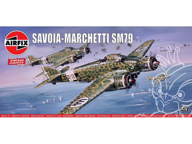 Airfix maquette avion A04007V Savoia-Marchetti SM79 1/72
