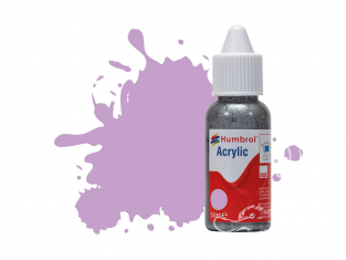 HUMBROL Peinture Acrylique 042 Violet pastel Mat Flacon compte-gouttes 14ml