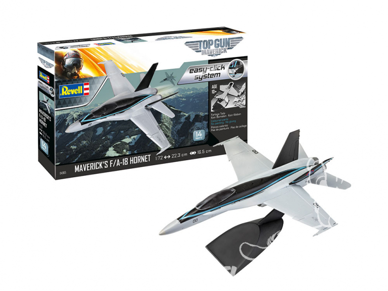 Revell kit avion 64965 Model set Easy kit Maverick's F/A-18 Hornet ‘Top Gun: Maverick’ 1/72