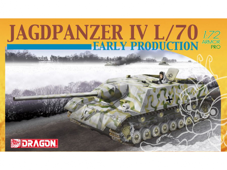 Dragon maquette militaire 7307 Jagdpanzer IV L/70 Early Production 1/72