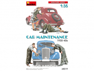 Mini Art maquette militaire 38019 MAINTENANCE de voiture 1930-40s 1/35