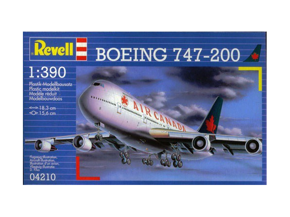 revell maquette avion 4210 boeing 747-200 1/390