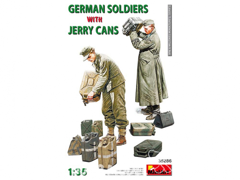 Mini Art maquette militaire 35286 SOLDATS ALLEMANDS AVEC DES JERRY CANS 1/35