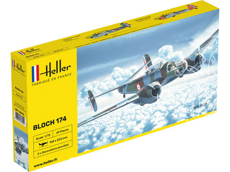 Heller maquette avion 80312 BLOCH 174 1/72
