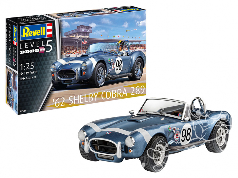 Revell maquette voiture 07669 '62 Shelby Cobra 289 1/25
