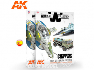 Ak Interactive livre Wornart Collection 2 AK4904 Chipping en Espagnol