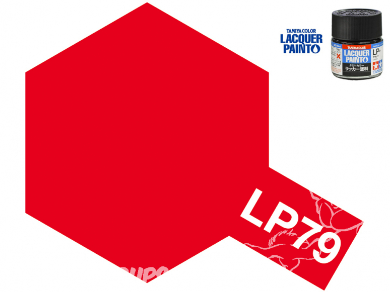 Peinture laque couleur Tamiya LP-79 Rouge mat 10ml