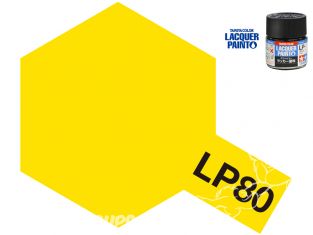 Peinture laque couleur Tamiya LP-80 Jaune mat 10ml