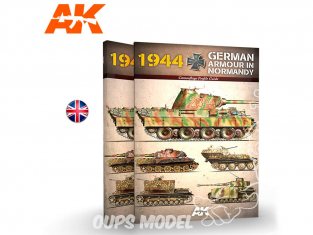 Ak Interactive livre AK916 1944 Blindés Allemands en Normandie en Anglais