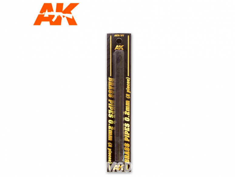 AK interactive ak9101 Tubes laiton 0.2mm x2