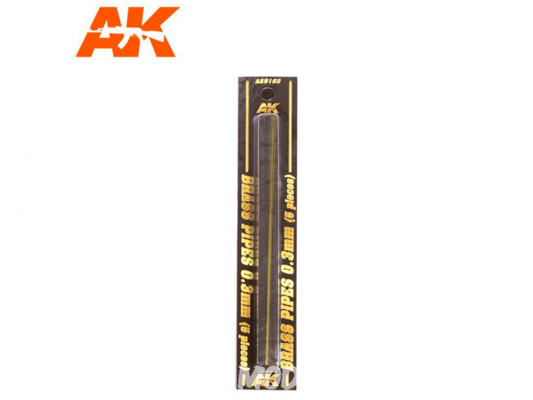 AK interactive ak9102 Tubes laiton 0.3mm x5