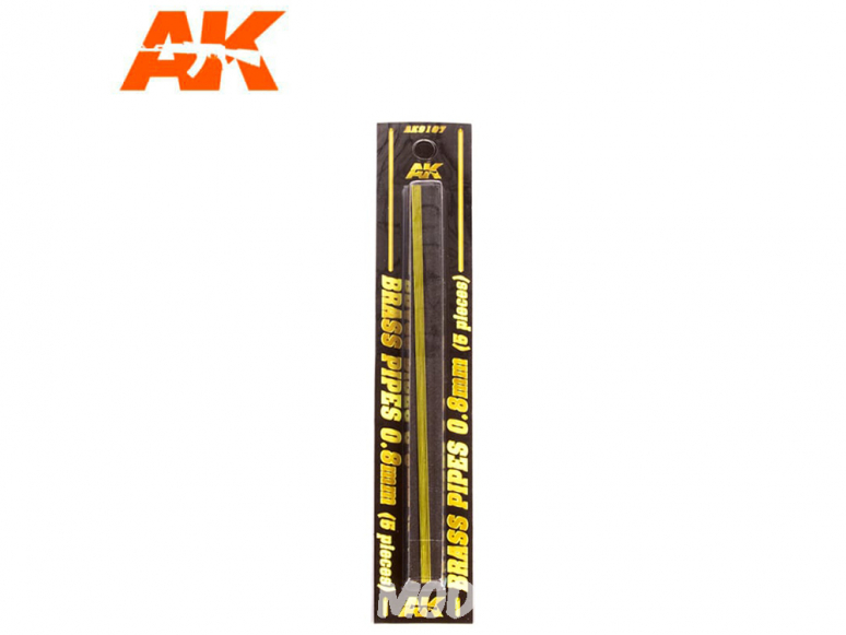 AK interactive ak9107 Tubes laiton 0.8mm x5