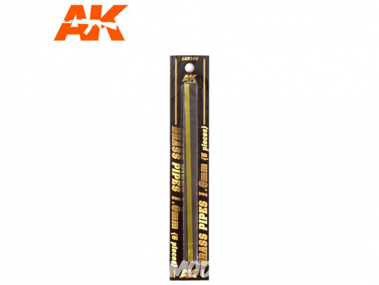 AK interactive ak9109 Tubes laiton 1.0mm x5