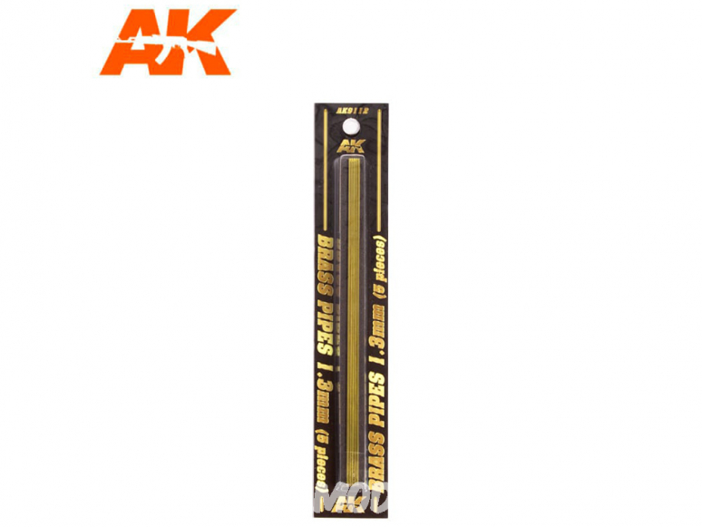 AK interactive ak9112 Tubes laiton 1.3mm x5