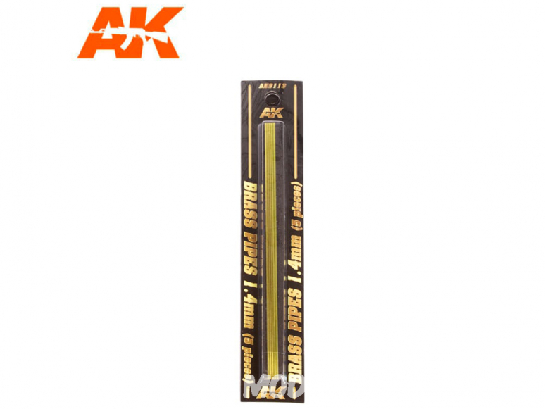 AK interactive ak9113 Tubes laiton 1.4mm x5
