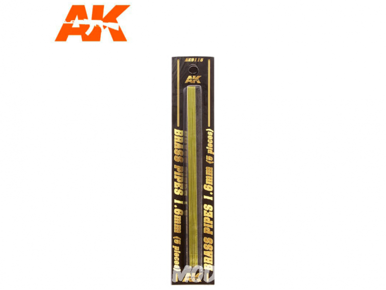 AK interactive ak9115 Tubes laiton 1.6mm x5