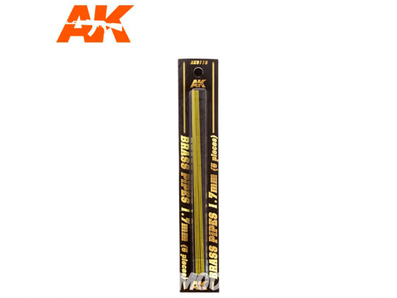 AK interactive ak9116 Tubes laiton 1.7mm x5