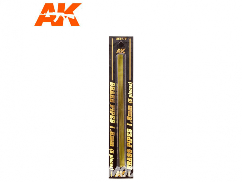 AK interactive ak9117 Tubes laiton 1.8mm x5