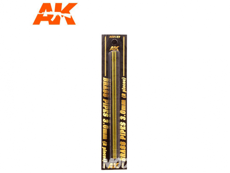 AK interactive ak9123 Tubes laiton 3mm x2
