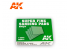 AK interactive outillage ak9019 Eponge de ponçage grain 800 x4