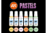 Ak interactive peinture acrylique 3G Set AK11607 Pastels 6 x 17ml