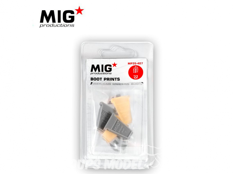 MIG Productions by AK MP35-407 Empreintes de bottes US Modernes 1/35