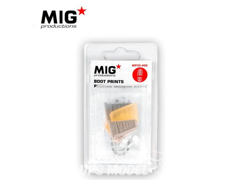 MIG Productions by AK MP35-408 Empreintes de bottes Russes Modernes 1/35