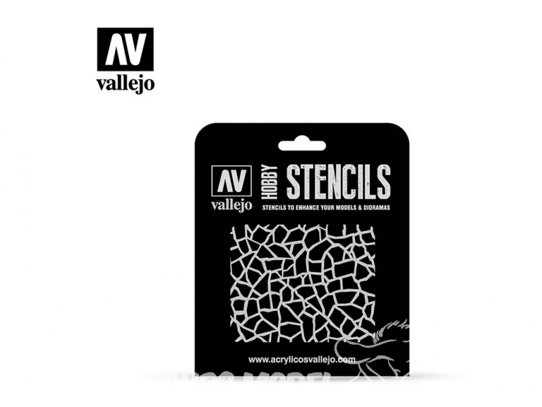 Vallejo Stencils ST-CAM003 pochoir Camouflage girafe Luftwaffe WWII 1/32