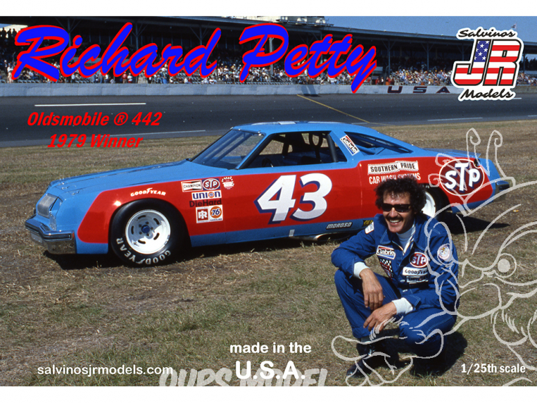 JR Models maquette voiture 1979D Richard Petty’s 1979 winning Oldsmobile ® 442 1/25