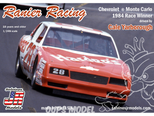 JR Models maquette voiture 1984D Ranier Racing Monte Carlo 1984 Winner 1/24