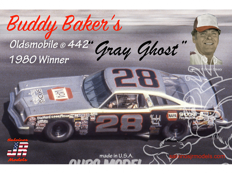 JR Models maquette voiture 1980D Buddy Baker Olds 1980 D 1/25