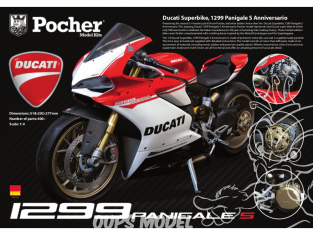 Pocher maquette moto Hk110 POCHER Ducati Superbike 1299 Panigale S Anniversario 1/4