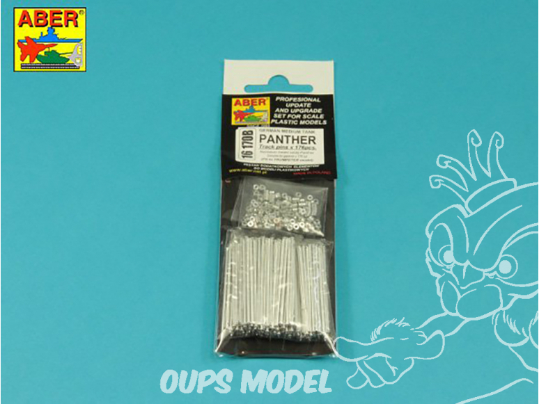 Aber kit d'amelioration 16170B Goupilles de maillon de piste de char Panther x 176 pcs. 1/16