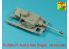 Aber 35L68N Fut de canon allemand de 75 mm pour KwK40L / 43 avec frein de bouche pour Pz.Kpfw. VI, Ausf.G early 1/35