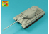 Aber 35L294 Fut de Canon de 120 mm L1A1 pour FV214 Super Conqueror Mark I britannique 1/35