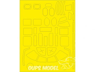 Eduard Express Mask EX715 B-25D TFace Revell 1/48