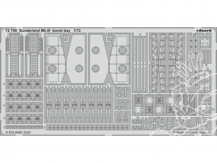Eduard photodecoupe avion 72708 Baie de bombes Sunderland Mk.III Special Hobby 1/72