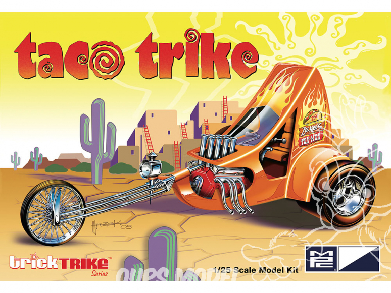 MPC maquette moto 893 Ed Roth’s Mail Box Chopper (Série Trick Trikes) 1/25