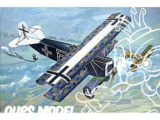 Roden maquettes avion 418 FOKKER DVII OAW 1/48